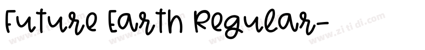 Future Earth Regular字体转换